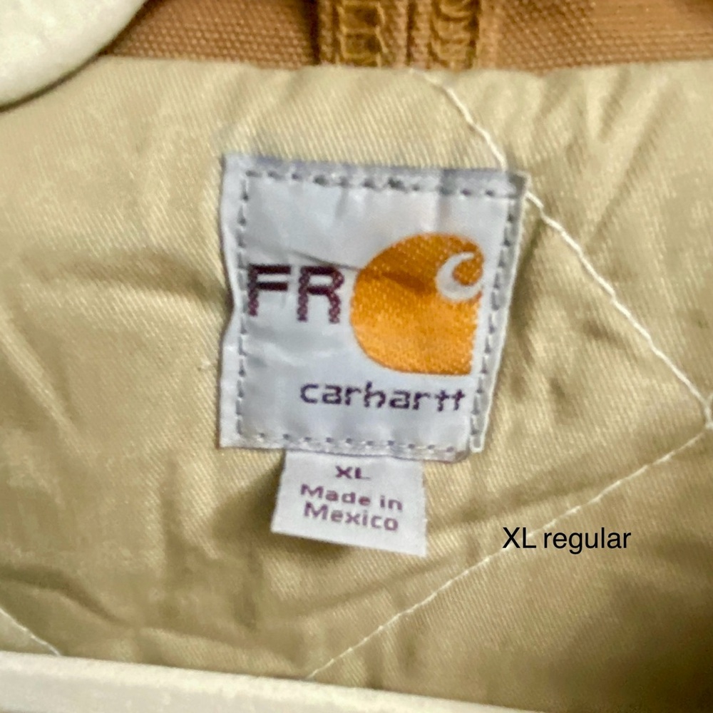 Carhartt FR Flame Resistance duck quilt lined work jacket XL NFPA 2112 NWT - Picture 6 of 16